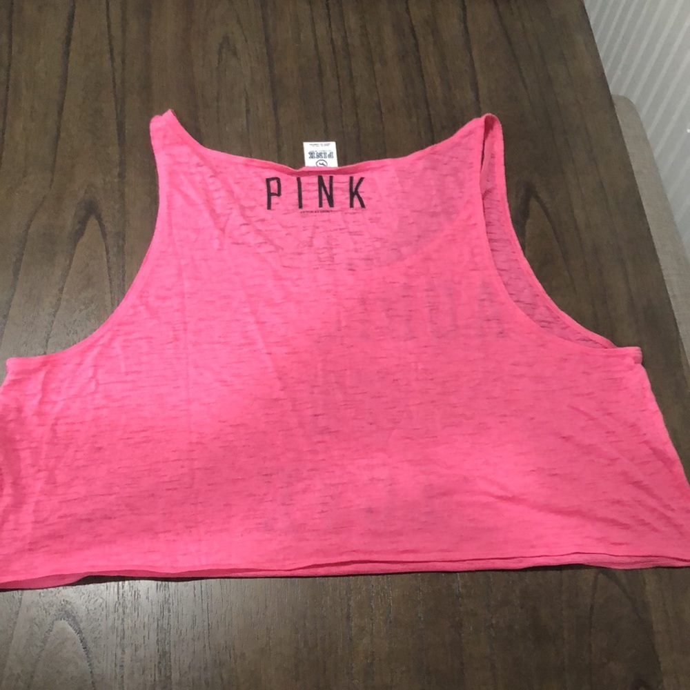 L Pink Crop Top - Picture 5 of 6